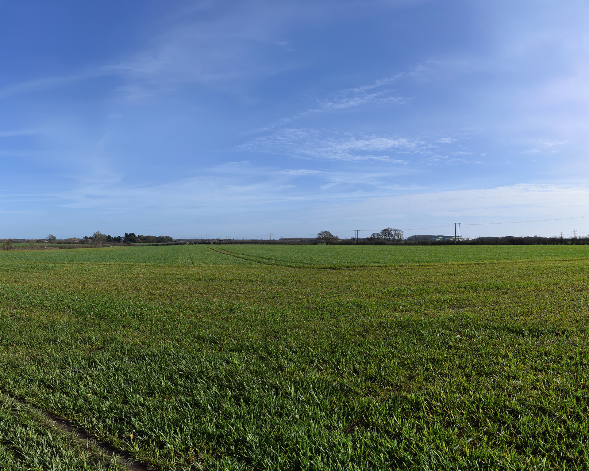 Viewpoint 4: Footpath along new A164 - Baseline photograph